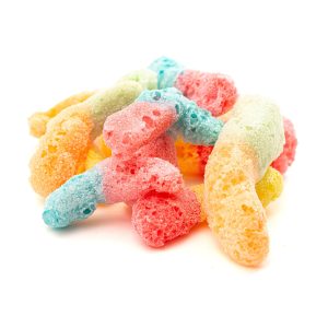 Freeze Dried Sour Worm Candy 33 Lbs